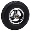 Wheelchair Wheel Replacement Solid PU Reinforced Aluminum Alloy Hub Walker