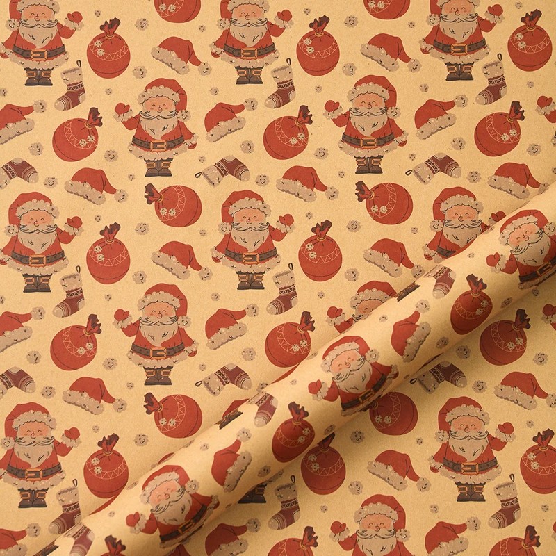 6-Sheet Christmas Wrapping Paper Set for Holiday Gifts – 70