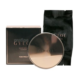 Tony Moly Fine Texture Serum Cushion 15g Main Product + 15g Refill / 토니모리 결 고운 세럼 쿠션 본품15g+리필15g