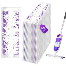 (45 Pack) Replacement Power Mop Pads for Swiffer PowerMop, Disposable PowerMop Mopping Pad Refills Compatible with Swiffer PowerMop, Multi-Surface Mop Pad Refills for Floor Cleaning