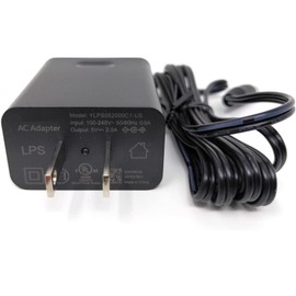 Genuine YLPS052000C1-US Power Supply Adapter 5V 2A Compatible with Yealink IP Phone SIP-T29G, T46S, T48S, T58A, T58-CAM, T54W, T57W, MP54, MP56, SIP-T38G, SIP-T32G, SIP-T5xx CP860 OH-1015A0502000U2-UL