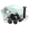 Standard Phillips Head Black Skateboard 1" Mounting Hardware Set