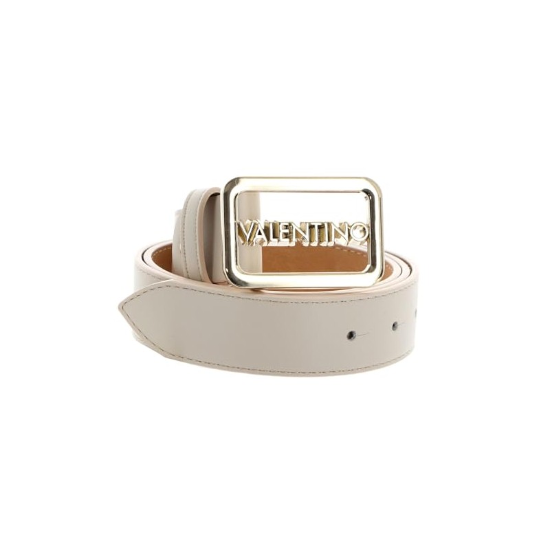 VALENTINO Around Plaque Buckle Belt W115 Ecru/Oro - Can be