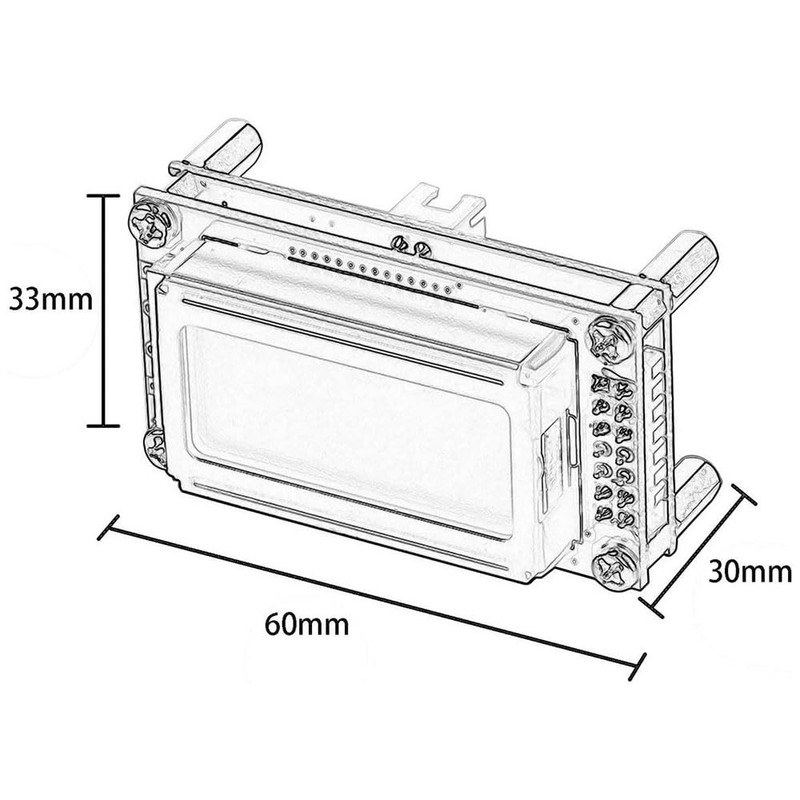 1MHz-1200MH Frequency Meter Counter Module, DC 9-12V Frequency Measurement Module