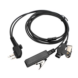 Topteng Acoustic Tube PTT Mic Headset Walkie Talkie AirTube Headset Fit for HYT TC-446S TC-500 TC-500S TC-508 TC-510