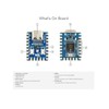 waveshare 2 Pack RP2040-Zero Mini Board High-Performance Pico-Like MCU Board