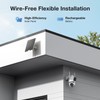 TKENPRO Dual Lens Solar Security Cameras Wireless Outdoor, 2K Full