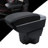 Tocsho Armrest Box for Kia Rio 2012-2016 Double Layer Front