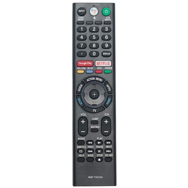 New RMF-TX310U Voice Remote Control Replace for Sony TV XBR-65X800G