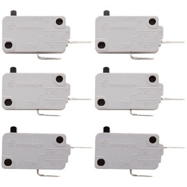 KW3A Microwave Oven Door Switch 16A 125V/250V Door Interloc (4 Normally Open and 2 Normally Close) (6)