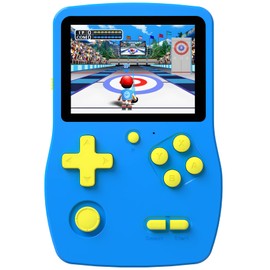 CULAGEiMI 32 Bit Handheld Games for Kids,3.0'' IPS Screen and Built in 139 Video Games,Rechargeable Portable Electronic Gaming System Toys for Ages 4-14,Boys Girls Xmas Birthday Gift (Blue)