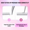 FADLASH Premade Fans Eyelash Extensions 10D 0.07 Volume Lash Fans