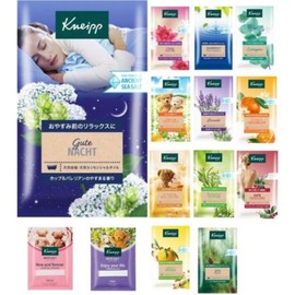 Kneipp Bath Salt 12 Type Test Set 1 Pack of Bath Salts / 크나이프 목욕소금 12종 시험용 세트 입욕제 1포 x 마음의 급행 정 재료로 배송