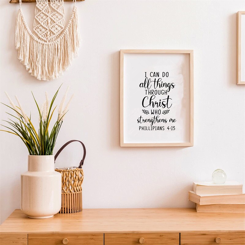 JAJADO Christian Faith Adhesive Stencils Reusable Silk Screen Stencils Religious