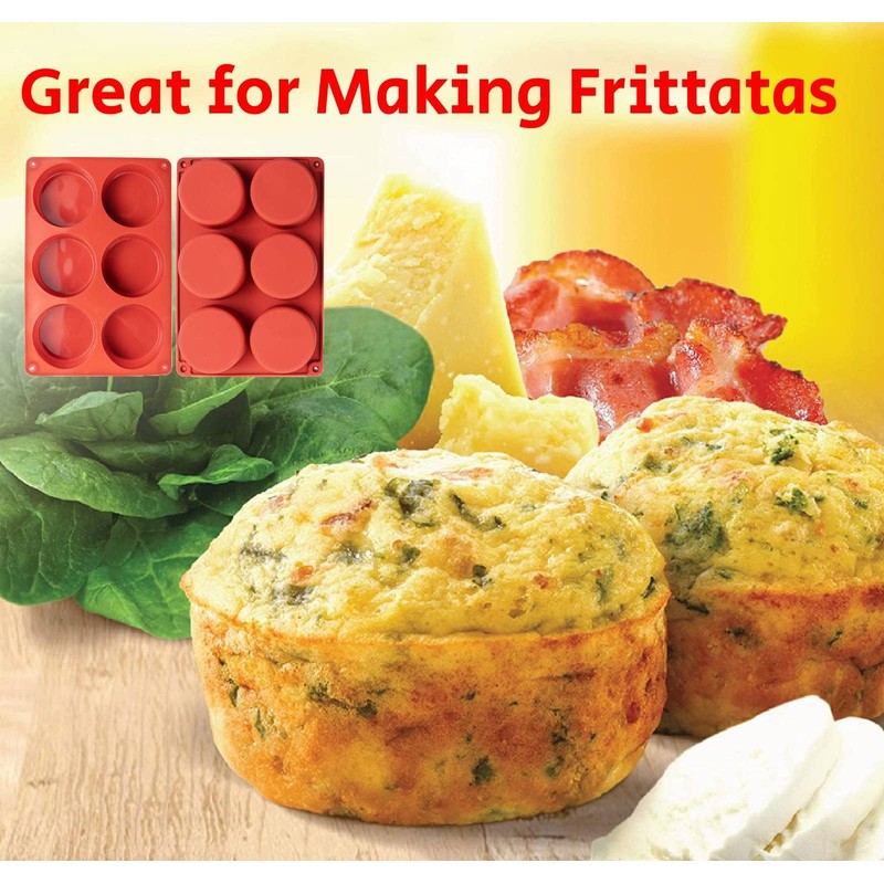 Silicone Egg Molds Frittata Pan, 3 Inch Deep Starbuc Egg