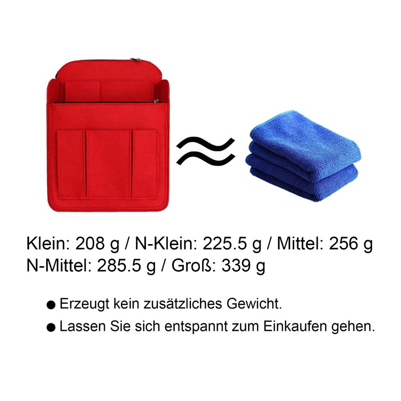 SHINGONE Felt Bag Organiser Backpack for Women, Backpack Organiser with