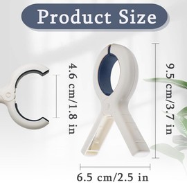 Towel Clips Beach Towel Pegs Set of 8 Packs Large Strong Grip Clothes Pegs Soft Grip and Non-slip Wave Design Clothes Pegs for Beach Towels Clothes Drying Windproof Laundry Hanging(Blue)