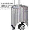 One Pair Suitcase Casters, Premium Nylon Luggage Wheels, with Multiple
