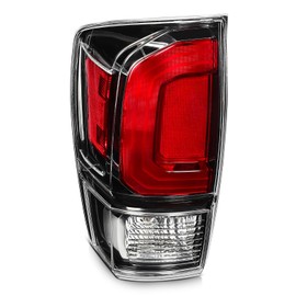 LBRST Taillight Assembly Fit for 2020-2023 for Toyota Tacoma Chrome Housing Red Lens Driver Side 8156004210