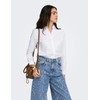 Jdy Damen Jdymio L/S Shirt Wvn Noos White 44