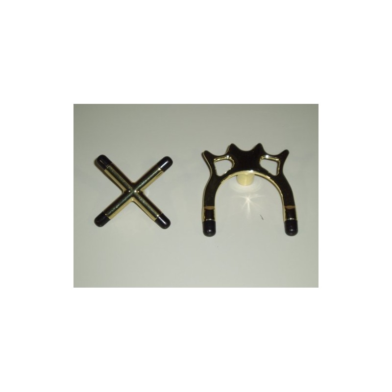 SGL POOL/SNOOKER BRASS SPIDER AND CROSS CUE REST**