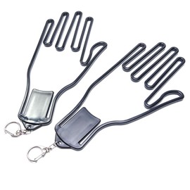 Grandios GD-GLOHANG Golf Glove Hanger Set of 2 Shape Resistant Glove Holder Keychain Black