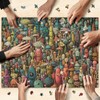 Naturelish Dense Monster Jigsaw Puzzles for Adults 1000 Pieces, Brain