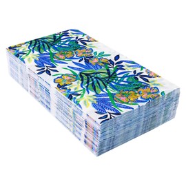 Lilly Pulitzer Disposable Decorative Paper Dinner Napkins, Napkin Holder Refill with 40 Napkins for Party (The Hottest Spot)