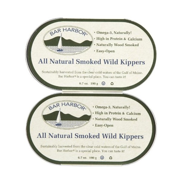 Bar Harbor Smoked Kippers 6.7 OZ(Pack of 2)2