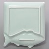Hasamiyaki 303346C501 Fish Plate (Toto Plate), Square Plate, Aji, Celadon