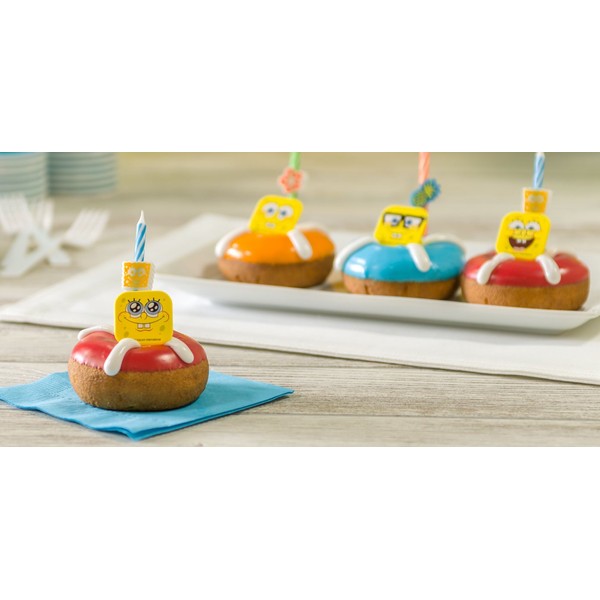 DECOPAC Spongebob Squarepants Mood Faces Cupcake Rings - 24 pcs