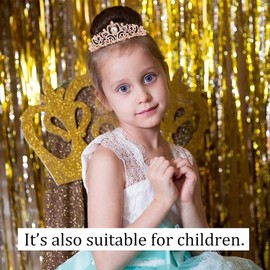 Kit de Tiara de Cumpleaños con Cinturón Baby Shower Bufand Mom para Baby Shower Decoracion Cumpleaños para Baby Shower Niña y Niño Regalos para Mujer Cumpleaños Accesorios de Fiesta (oro)