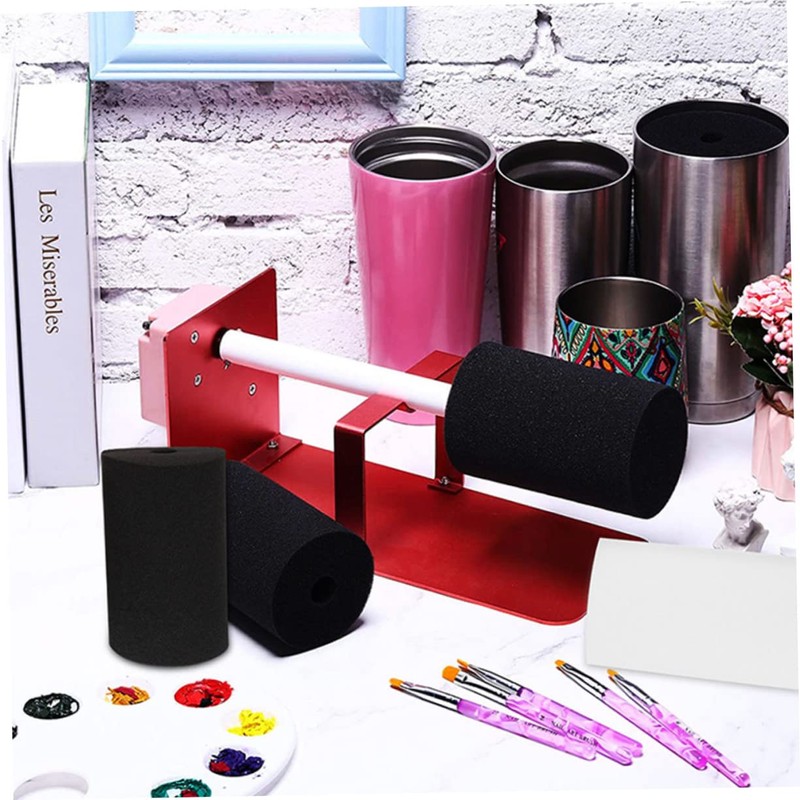CORHAD Tumbler Rotary Tool Cup Turner Inserts 8pcs Sponges for
