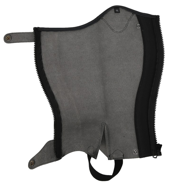 Super Fiber PU Leather Half Chap Horse Riding Body Protector