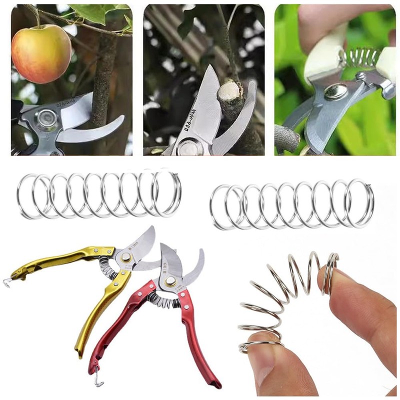 Ai-OUMLEEF Fruit Pruning Shears Trimming Steel Springs Small Springs Garden