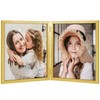 ORIVAN 8x10 Double Picture Frames Hinged Folding Photo Frames Vertical