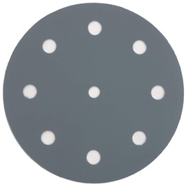 TigerShark 5 Inch Sanding Discs 9 Hole Wet Dry Grit 2500 20pcs Pack Special Anti Clog Coating Film Green Line Hook and Loop Dustless Random Orbital Sander Paper Ultra Fine