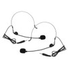 KOMBIUDA 2pcs Lightweight Headset Microphone with Voice Amplifier Mic for