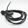 3 m Connection Cable Black with Earthing Contact Plug Type