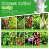YTQHERQR Hydroponics Tower Indoor Growing System Vertical Garden Planter Indoor