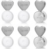 Kerryjewl Rubber Earring Backs for Droopy Ears,Silicone Earring Lifter for