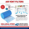 MGT 140 Inch BLUE BONDED AQUARIUM FILTER MEDIA PAD 12"