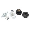 Carbon Steel Stud Fittings, 360 Degree Rotation L Track Tie