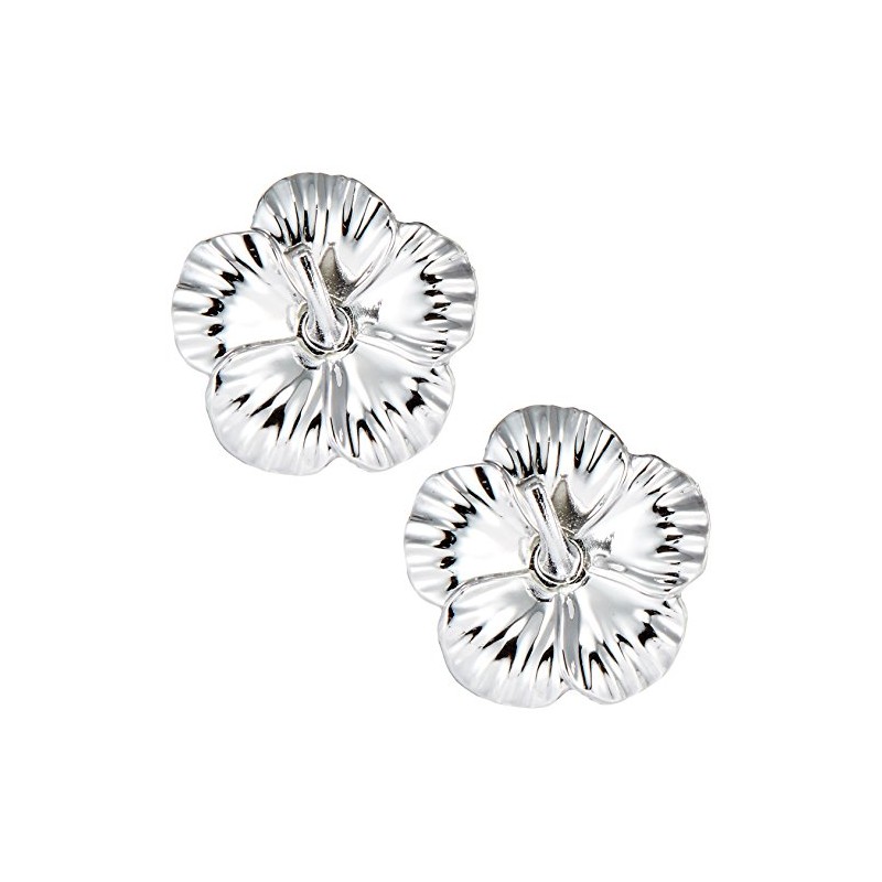 HKB SPORTS HK76 Hibiscus Silver License Plate Bolt Cap