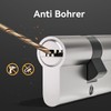 MANICAF Lock Cylinder 40/50 Cylinder Lock with 5 Keys, Profile