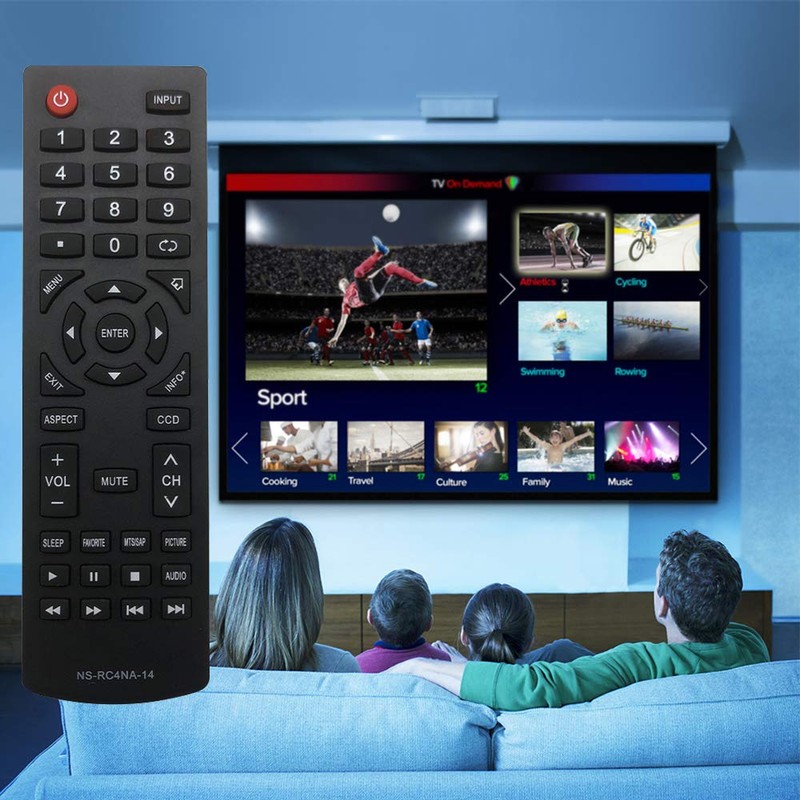 Universal Remote Control Replacement for Insignia TVs-NS-RC4NA-14