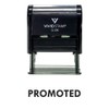 Promoted Self Inking Rubber Stamp (Black Ink) - Medium