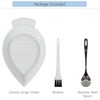 EIKS Ceramic Grater Plate for Grinding Wasabi Ginger Garlic Cheese