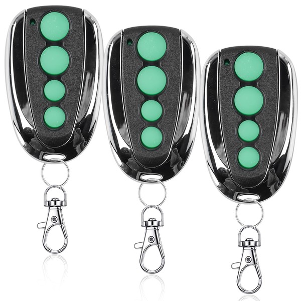 433.92 MHz Garage Door Opener, Pack of 3 Remote Control