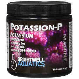 Brightwell Aquatics Potassion-P, potassium supplement primarily for reef aquaria housing SPS corals, 10.6oz (300g)